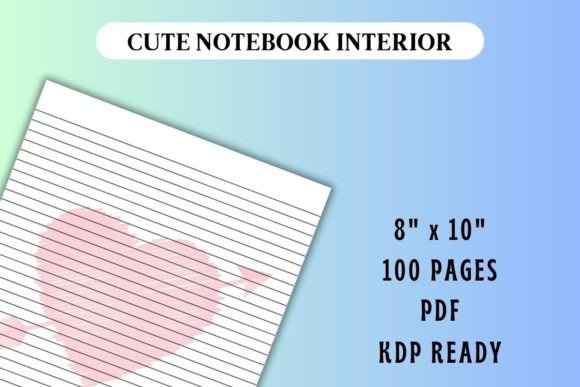 A Practical Look at the Cupid Heart Journal Interior for KDP Publishing Projects