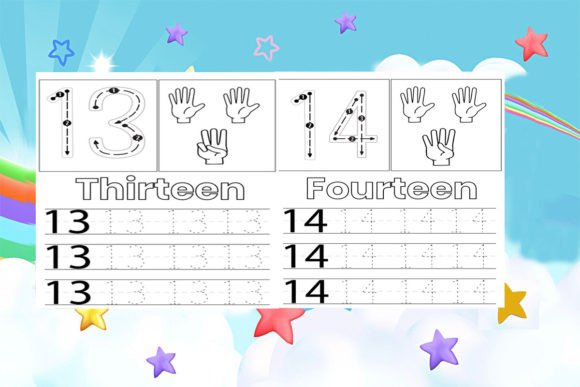 Children Number Tracing Pages 13 14: A Practical Gateway to Early Math Confidence