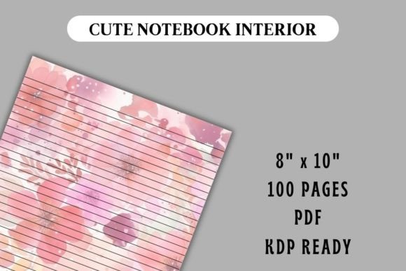 Floral Watercolor 5 Journal Interior