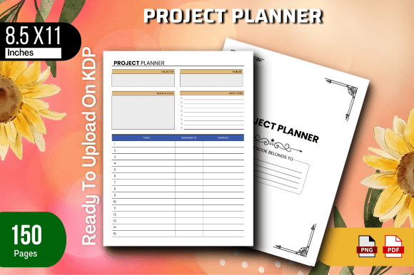 Getting Your Ideas Into Print Faster With a Project Planner Interior for KDP