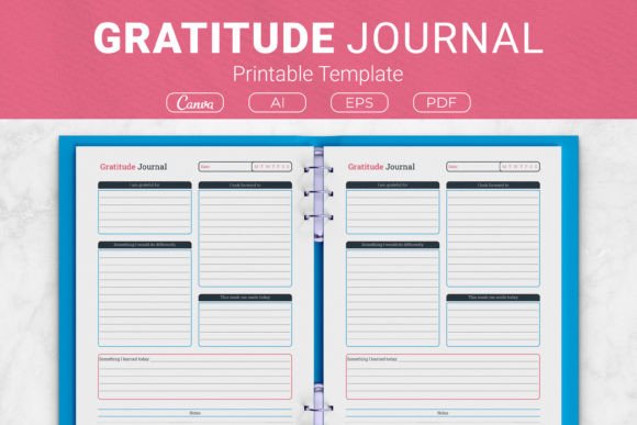 Gratitude Journal Printable Template