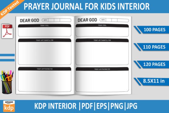 Prayer Journal for Kids: Your KDP Interior Solution