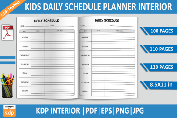 Understanding Kids Daily Schedule Planner Templates for Home and Publishing