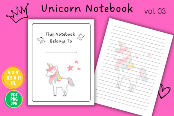 Unicorn Notebook Journal Vol.03: Smart Choices for a Flawless KDP Interior
